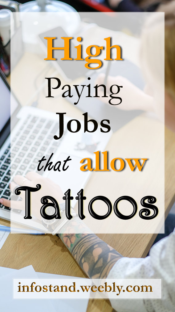 High Paying Jobs That Allow Tattoos Pinterest Graphic